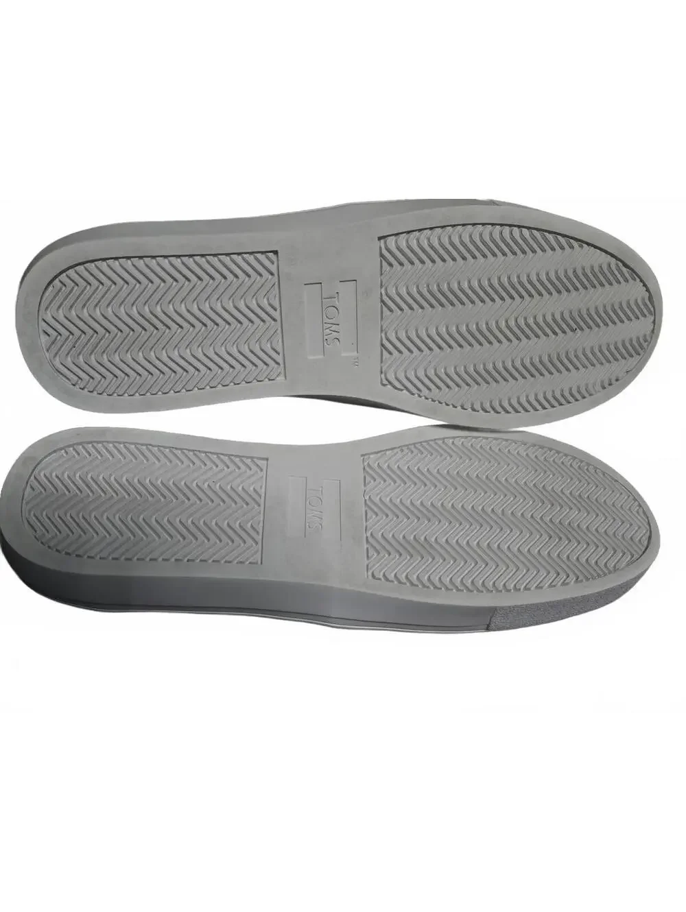 TOMS Black Canvas Slip-On Shoes Women’s Size 9 M White Rubber Sole